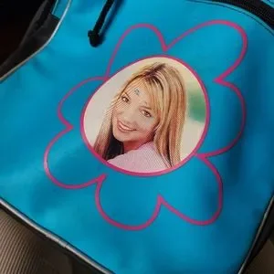 Britney Spears 2000\'s Blue Backpack Britney Spears Backpack Vintage 2000 Y2k Rare Bookbag Blue  main image 3